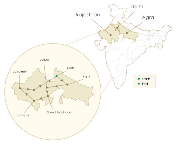 Heritage Odyssey Map